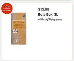 Walgreens Bota Box, 3L offer