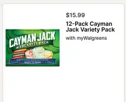 Walgreens Pack Cayman Jack Variety Pack offer