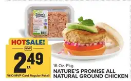 Food Lion Nature's Promise All Natural Ground Chicken offer