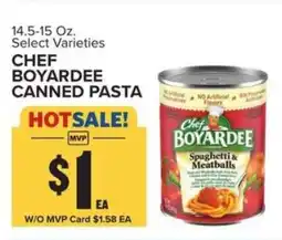 Food Lion Chef Boyardee Canned Pasta offer