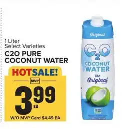 Food Lion C2O Pure Coconut Water offer