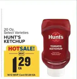 Food Lion Hunt's Ketchup offer