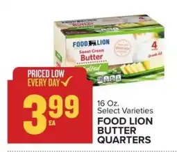 Food Lion FOOD LION BUTTER QUARTERS offer