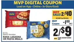Food Lion Rana Lasagna or Pasta Meals offer