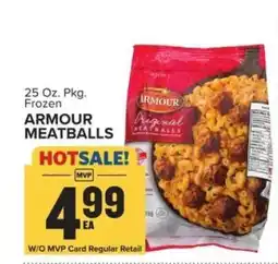 Food Lion Armour Meatballs offer