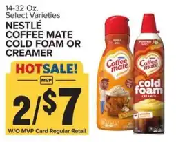 Food Lion Nestlé Coffee-Mate Cold Foam or Creamer offer