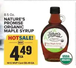 Food Lion Nature's Promise Organic Maple Syrup offer