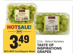 Food Lion TASTE OF INSPIRATIONS GRAPES offer