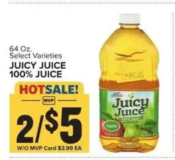 Food Lion Juicy Juice 100% Juice offer