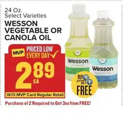 Food Lion Wesson Vegetable or Canola Oil offer