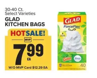 Food Lion Glad Kitchen Bags offer