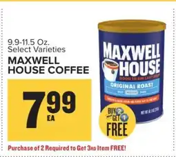 Food Lion Maxwell House Coffee offer