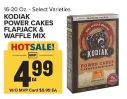 Food Lion Kodiak Power Cakes Flapjack & Waffle Mix offer