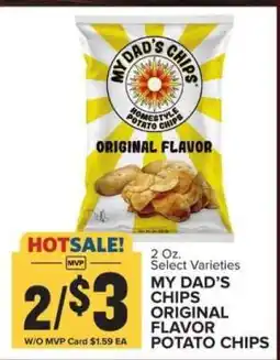 Food Lion MY DAD’S CHIPS ORIGINAL FLAVOR POTATO CHIPS offer