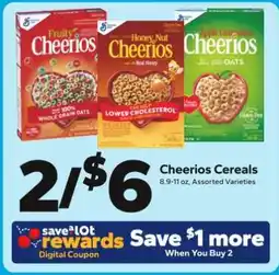 Save a Lot Cheerios Cereals offer