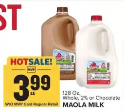 Food Lion Maola Milk offer