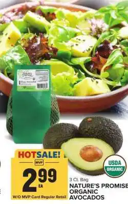 Food Lion Nature's Promise Organic Avocados offer