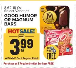 Food Lion Good Humor or Magnum Bars offer