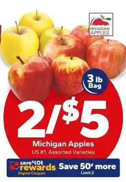 Save a Lot Michigan Apples offer