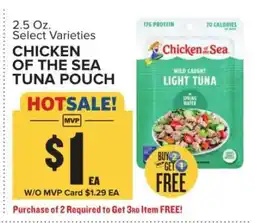 Food Lion CHICKEN OF THE SEA TUNA POUCH offer