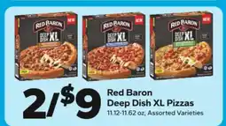 Save a Lot Red Baron Deep Dish XL Pizzas offer