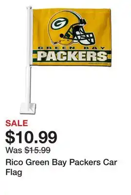 Dick's Sporting Goods Rico Green Bay Packers Car Flag offer