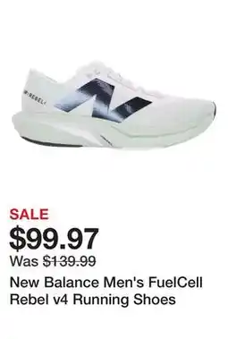 Dick's Sporting Goods New Balance Men's FuelCell Rebel v4 Running Shoes offer