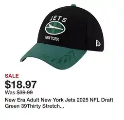 Dick's Sporting Goods New Era Adult New York Jets 2025 NFL Draft Green 39Thirty Stretch Fit Hat offer