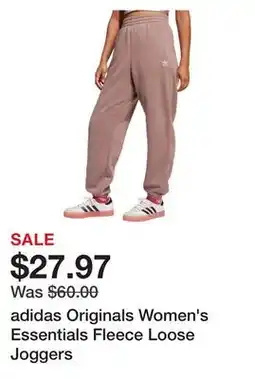 Dick's Sporting Goods adidas Originals Women's Essentials Fleece Loose Joggers offer