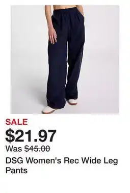 Dick's Sporting Goods DSG Women's Rec Wide Leg Pants offer