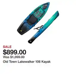 Dick's Sporting Goods Old Town Lakewalker 106 Kayak offer