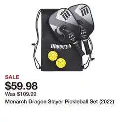 Dick's Sporting Goods Monarch Dragon Slayer Pickleball Set (2022) offer