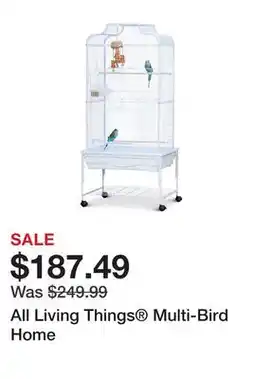 Petsmart All Living Things Multi-Bird Home offer