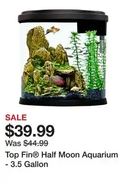 Petsmart Top Fin Half Moon Aquarium - 3.5 Gallon offer
