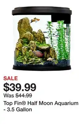 Petsmart Top Fin Half Moon Aquarium - 3.5 Gallon offer