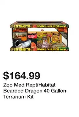 Petsmart Zoo Med ReptiHabitat Bearded Dragon 40 Gallon Terrarium Kit offer