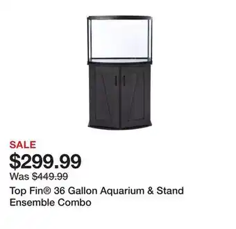 Petsmart Top Fin 36 Gallon Aquarium & Stand Ensemble Combo offer
