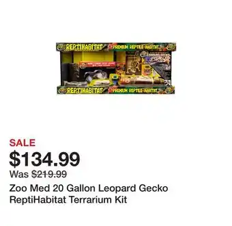 Petsmart Zoo Med 20 Gallon Leopard Gecko ReptiHabitat Terrarium Kit offer