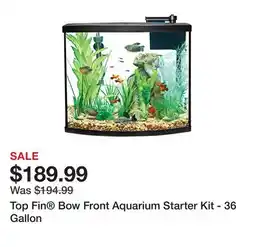 Petsmart Top Fin Bow Front Aquarium Starter Kit - 36 Gallon offer