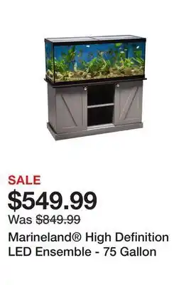 Petsmart Marineland High Definition LED Ensemble - 75 Gallon offer