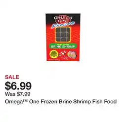 Petsmart Omega One Frozen Brine Shrimp Fish Food offer