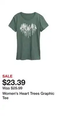 Kohl's Women's Heart Trees Graphic Tee offer