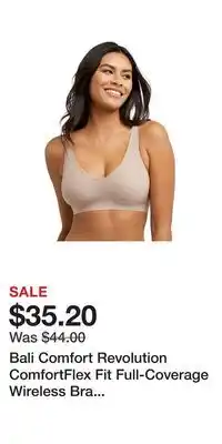 Kohl's Bali Comfort Revolution ComfortFlex Fit Full-Coverage Wireless Bra DF3484 offer