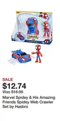 Kohl's Marvel Spidey & His Amazing Friends Spidey Web Crawler Set by Hasbro offer