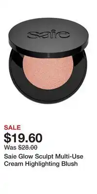Kohl's Saie Glow Sculpt Multi-Use Cream Highlighting Blush offer
