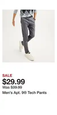 Kohl's Men's Apt. 9 Tech Pants offer
