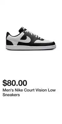 Kohl's Men's Nike Court Vision Low Sneakers offer