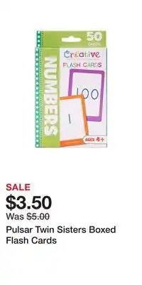 Kohl's Pulsar Twin Sisters Boxed Flash Cards offer