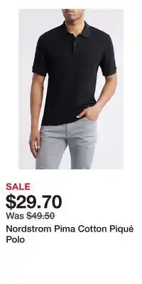 Nordstrom Nordstrom Pima Cotton Piqué Polo offer