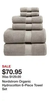 Nordstrom Nordstrom Organic Hydrocotton 6-Piece Towel Set offer